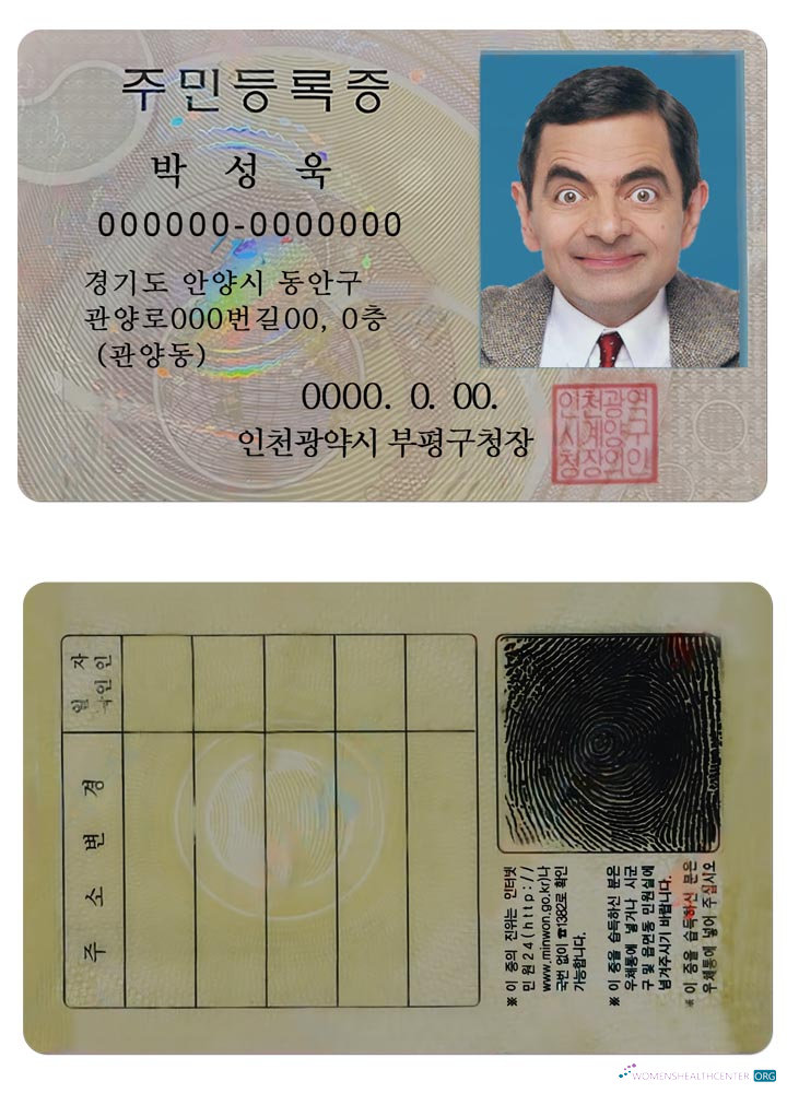 Download Korea ID Photoshop template